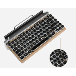 Máquina de escribir inalámbrica Bluetooth Retro